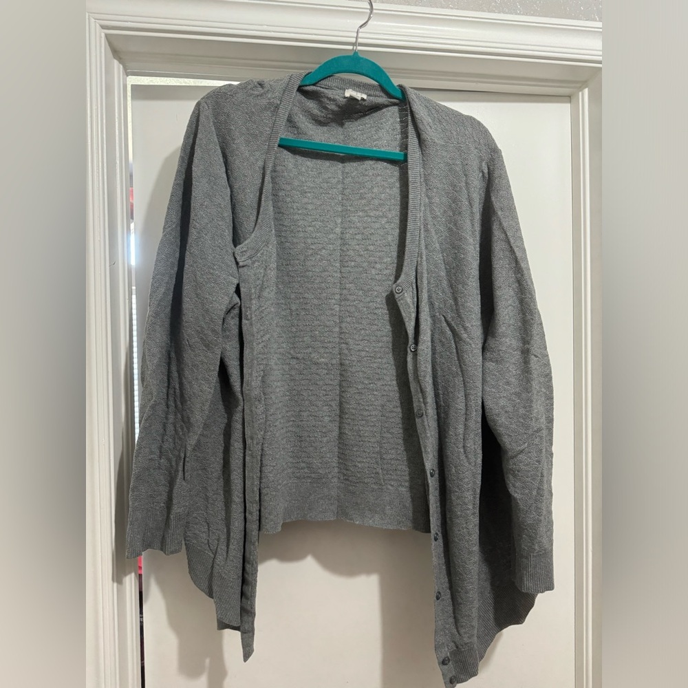 Cardigan grey.